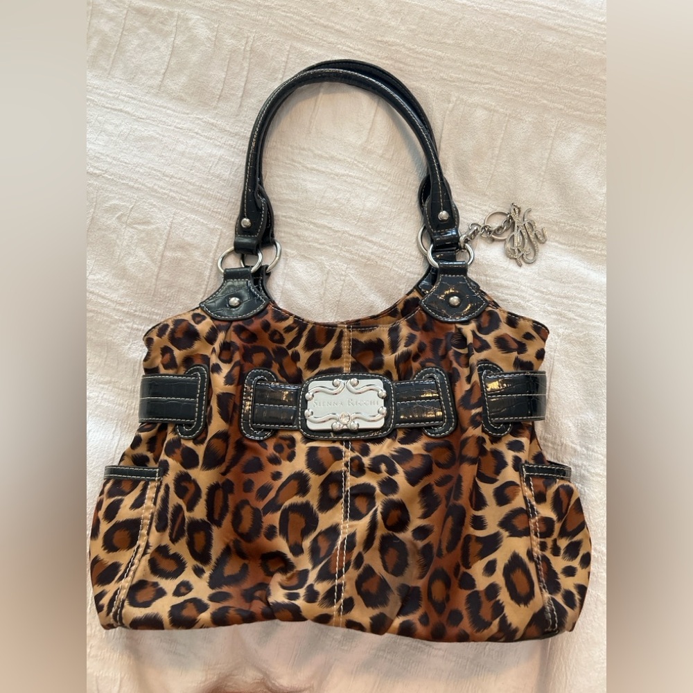 Sienna Ricchi Leopard Print Shoulder Bag